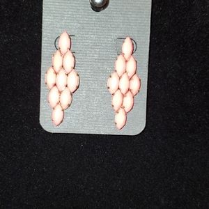 Pink earrings New without original tag!!